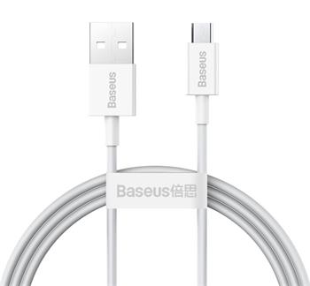 Baseus CAMYS-02 Superior Fast Charging Datový Kabel MicroUSB 2A 1m White