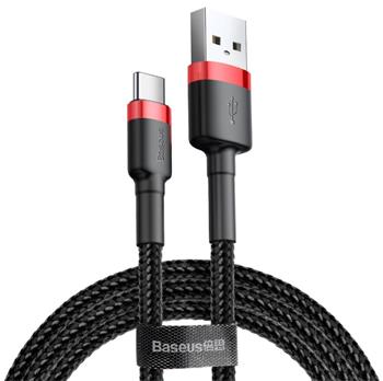 Baseus CATKLF-B91 Cafule Kabel USB-C 3A 1m Red/Black