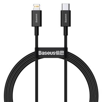 Baseus CATLYS-A01 Superior Fast Charging Datový Kabel USB-C to Lightning 20W 1m Black