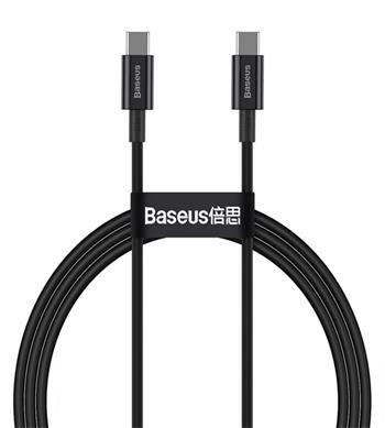 Baseus CATYS-C01 Superior Fast Charging Datový Kabel USB-C - USB-C 100W 2m Black