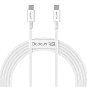 Baseus CATYS-C02 Superior Fast Charging Datový Kabel USB-C - USB-C 100W 2m White