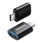 Baseus ZJJQ000001 Ingenuity Mini OTG Adaptér z USB-A na USB-C Black 