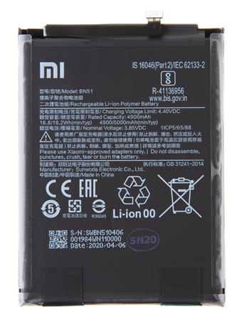 BN51 Xiaomi Original Baterie 4900mAh (Service Pack)