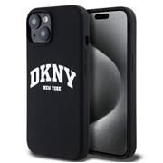 DKNY Liquid Silicone Arch Logo MagSafe Zadní Kryt pro iPhone 11 Black