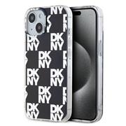 DKNY PC/TPU Checkered Pattern Zadní Kryt pro iPhone 14 Black