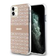 DKNY PC/TPU Repeat Pattern Tonal Stripe Magsafe Zadní Kryt pro iPhone 11 Pink