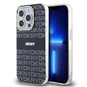 DKNY PC/TPU Repeat Pattern Tonal Stripe Magsafe Zadní Kryt pro iPhone 13 Pro Black