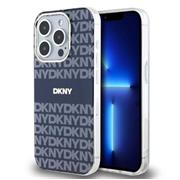 DKNY PC/TPU Repeat Pattern Tonal Stripe Magsafe Zadní Kryt pro iPhone 13 Pro Blue