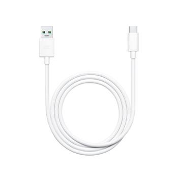 DL129 Realme USB-C Datový Kabel Fast Charge 65W 1m White (Bulk)