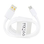 DL129 Realme USB-C Datový Kabel Fast Charge 65W 1m White (Service Pack)