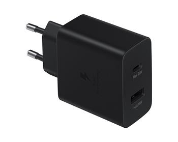 EP-TA220EBE Samsung Dual (USB-C,USB-A) 35W Cestovní nabíječka Black (OOB Bulk)