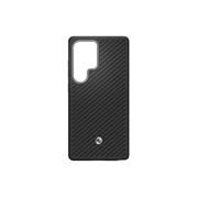 GP-FPS938PGA Samsung by Spigen Enzo Aramid Magnetický Kryt pro Galaxy S25 Ultra Black Silver