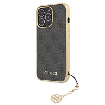 Guess 4G Charm Zadní Kryt pro iPhone 13 Pro Grey