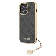 Guess 4G Charm Zadní Kryt pro iPhone 13 Pro Grey