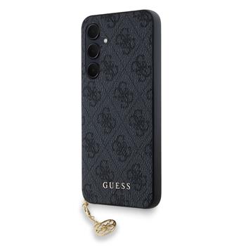 Guess 4G Charm Zadní Kryt pro Samsung Galaxy A35 5G Grey