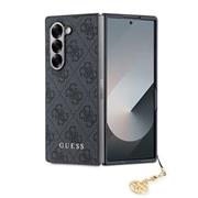 Guess 4G Charm Zadní Kryt pro Samsung Galaxy Z Fold 6 Grey