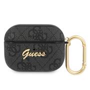 Guess 4G Script PC/PU Pouzdro pro AirPods Pro Black