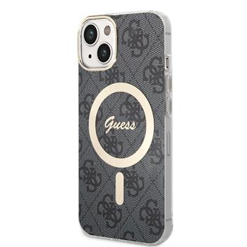 Guess IML 4G MagSafe Zadní Kryt pro iPhone 13 Black