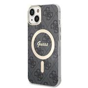 Guess IML 4G MagSafe Zadní Kryt pro iPhone 13 Black