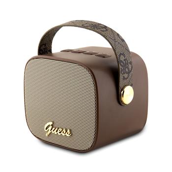 Guess Mini Bluetooth Speaker PU 4G Strap Brown