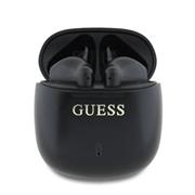 Guess Printed Classic Logo TWS Bezdrátová Sluchátka Black