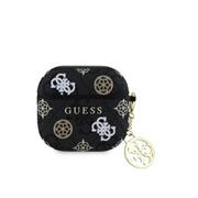 Guess PU 4G Peony Charm Pouzdro pro AirPods 4 Black