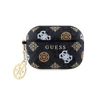 Guess PU 4G Peony Charm Pouzdro pro AirPods Pro 2 Black