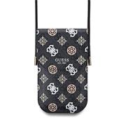 Guess PU 4G Peony Multicolor Taška na Telefon Black