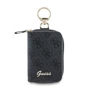 Guess PU 4G Script Logo Klíčenka Black