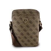 Guess PU 4G Triangle Logo Taška 8" Brown