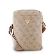 Guess PU 4G Triangle Logo Taška 8" Pink