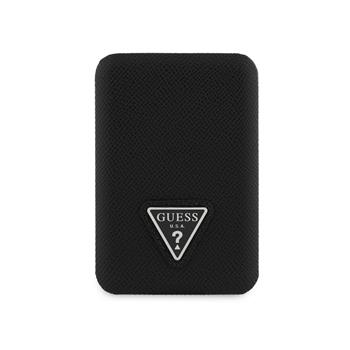 Guess PU Grained Triangle Logo MagSafe Powerbanka 5000mAh Black