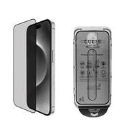 Guess Tvrzené Sklo 2.5D PRIVACY pro iPhone 16 Black