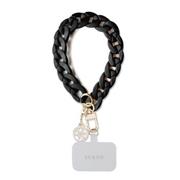 Guess Univerzální Popruh na Ruku 4G Charm Black