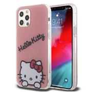 Hello Kitty IML Daydreaming Logo Zadní Kryt pro iPhone 12/12 Pro Pink