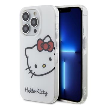 Hello Kitty IML Head Logo Zadní Kryt pro iPhone 13 Pro White