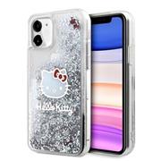 Hello Kitty Liquid Glitter Electroplating Head Logo Zadní Kryt pro iPhone 11 Transparent