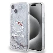 Hello Kitty Liquid Glitter Electroplating Head Logo Zadní Kryt pro iPhone 12/12 Pro Transparent