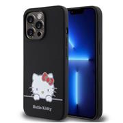 Hello Kitty Liquid Silicone Daydreaming Logo Zadní Kryt pro iPhone 13 Pro Black