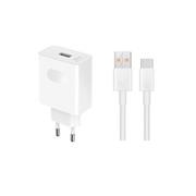 HN-110600E00 Honor Original Cestovní nabíječka 66W + USB-C Datový Kabel  White