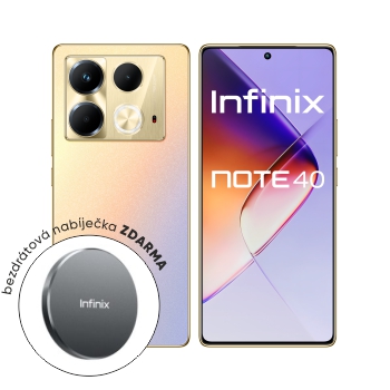 Infinix Note 40 8+256 gsm tel. Titan Gold + Nabíječka zdarma