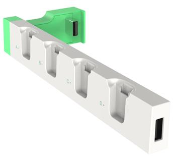 iPega 9186 Charger Dock pro N-Switch a Joy-con White/Green