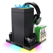 iPega XBX024S Multifunkční Nabíjecí RGB Stojan s Chlazením pro Xbox