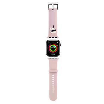 Karl Lagerfeld Karl Head NFT Řemínek pro Apple Watch 42/44/45/46/49 Pink