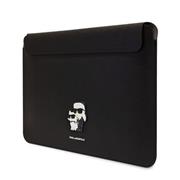 Karl Lagerfeld Saffiano Karl and Choupette Obal na Notebook 15/16" Black