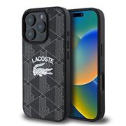 Lacoste Blend Monogram MagSafe Zadní Kryt pro iPhone 16 Pro Black