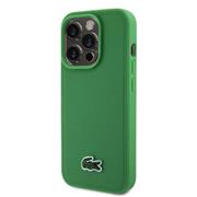 Lacoste Iconic Petit Pique Woven Logo Magsafe Zadní Kryt pro iPhone 15 Pro Max Green