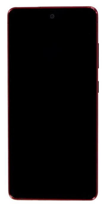 LCD display + Dotyk + Přední Kryt Samsung G780 4G Galaxy S20 FE Cloud Red (Service Pack)