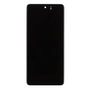LCD displej + Dotyk + Přední Kryt Samsung M526B Galaxy M52 5G Black (Service Pack)