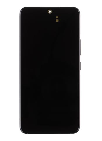 LCD displej + Dotyk + Přední kryt Samsung S901B Galaxy S22 Phantom Black (Service Pack)